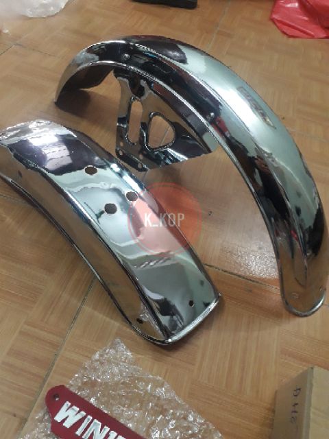 Cặp dè mạ INOX xe win 100 LOẠI TỐT- KH