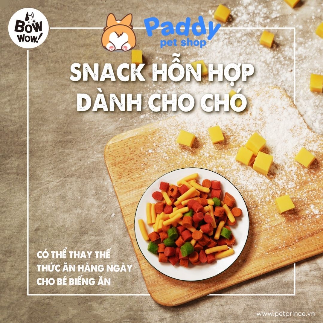 Bánh Thưởng Cho Chó Hỗn Hợp Bowwow Mixed