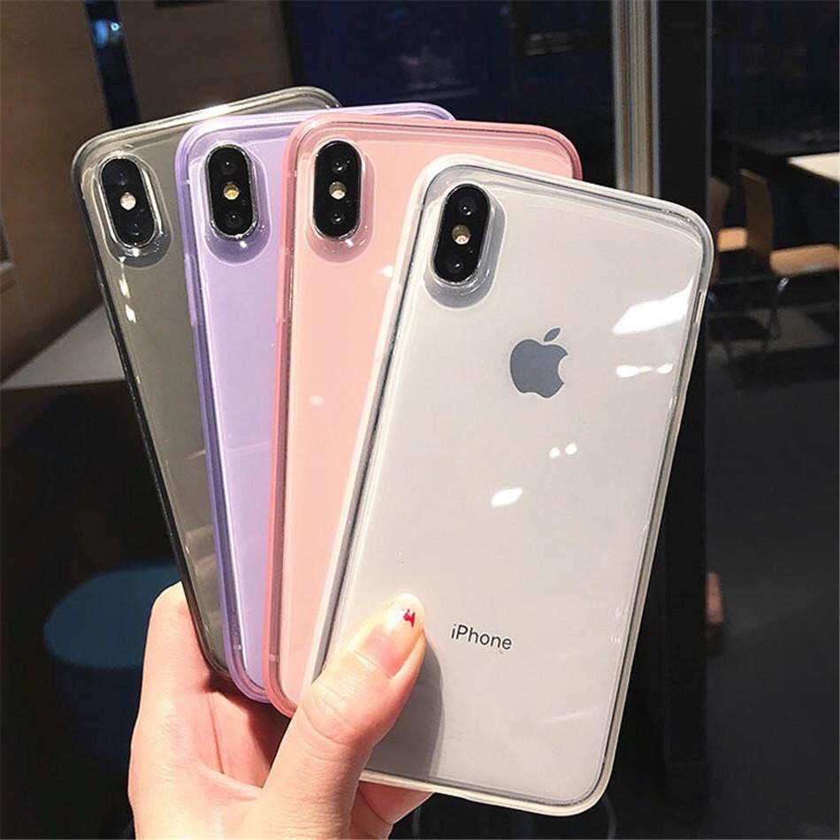 ỐP DẺO SILICON TRONG XUỐT IPHONE