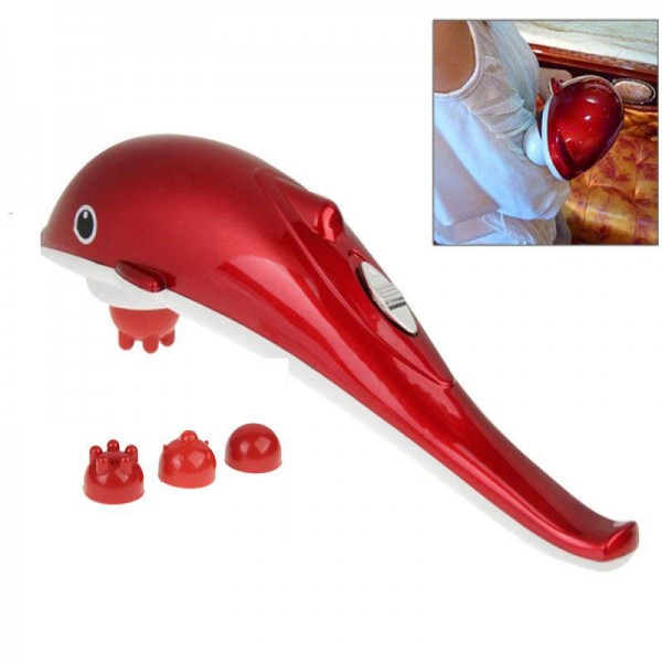 (Khuyến Mãi)Máy Massage Cá Heo Cầm Tay 3 Đầu Size lớn