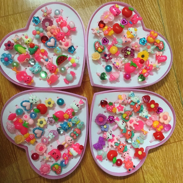 Sỉ Hộp 36 Nhẫn Cho Bé