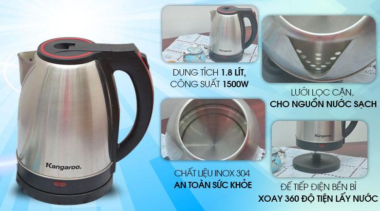 Bình siêu tốc 1.8 lít KG-338