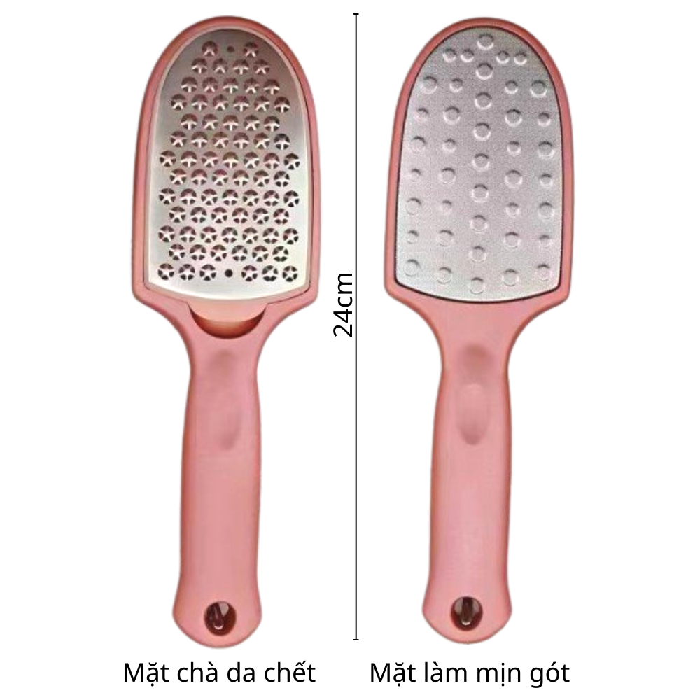 Cây chà gót chân inox đa năng 2 in 1