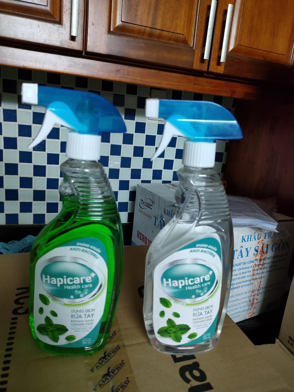 [HCM]combo 10 chai 500ml sát khuẩn màu trắng  happicare
