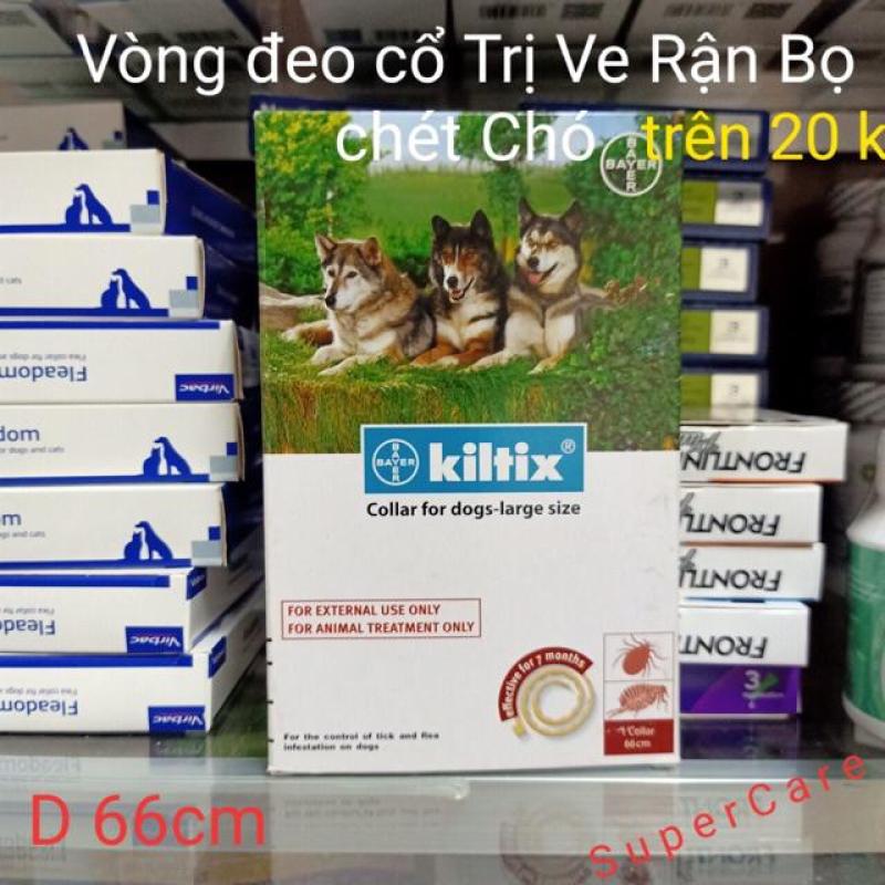 KILTIX ( BAYER )- VÒNG ĐEO CỔ DIỆT VE RẬN CHÓ (CHÓ TRÊN 20KG)