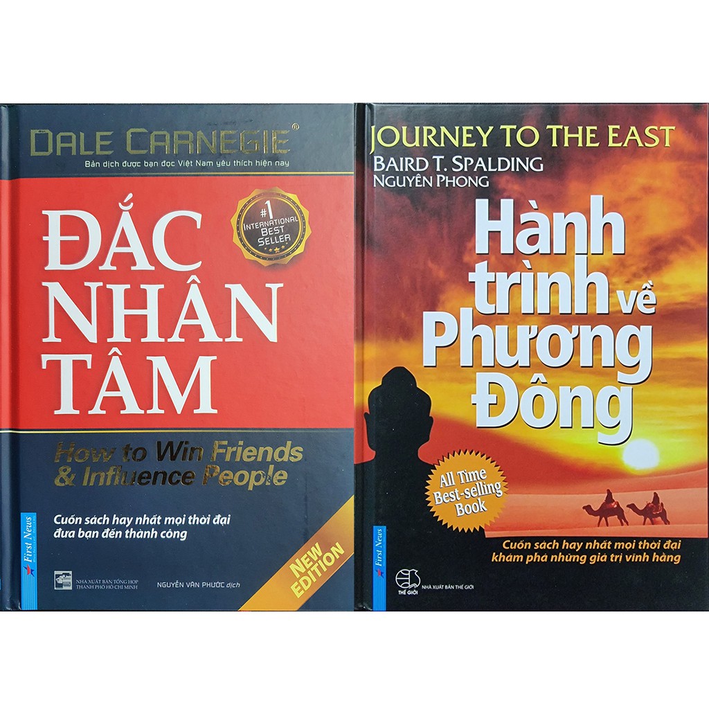 Sách - Combo 2 Cuốn: Đắc Nhân Tâm Và Hành Trình Về Phương Đông - First News
