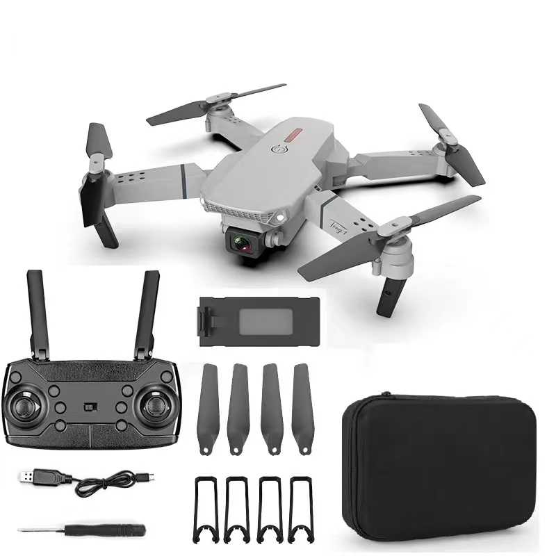 E88pro Flycam Drone Quadcopter 4k HD, Camera kép