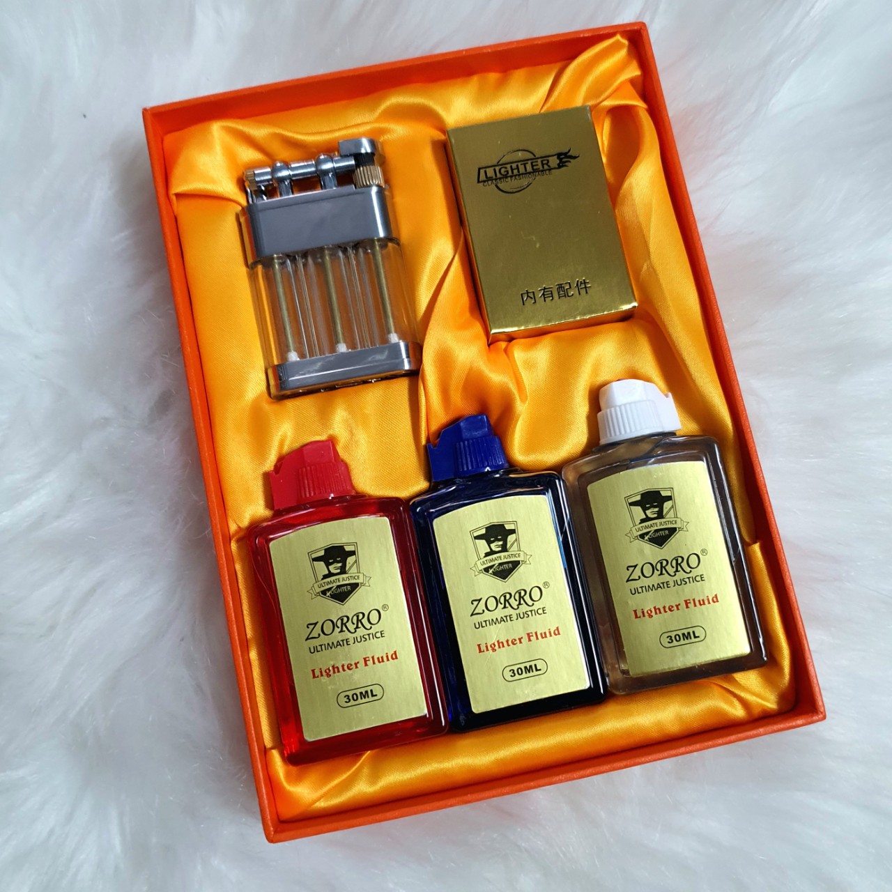 K28 3 colors open air gas torch lighter (with box-with accessories) irregular gifts lighter