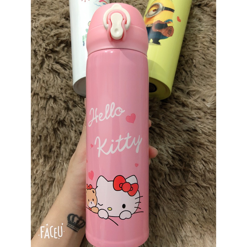 Bình giữ nhiệt hoạt hình siêu yêu 500ml