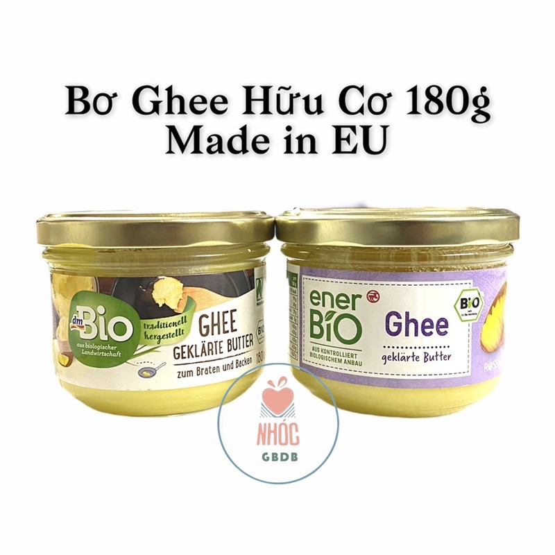 Bơ Ghee hữu cơ Ener Bio 180g Đức (hàng air)