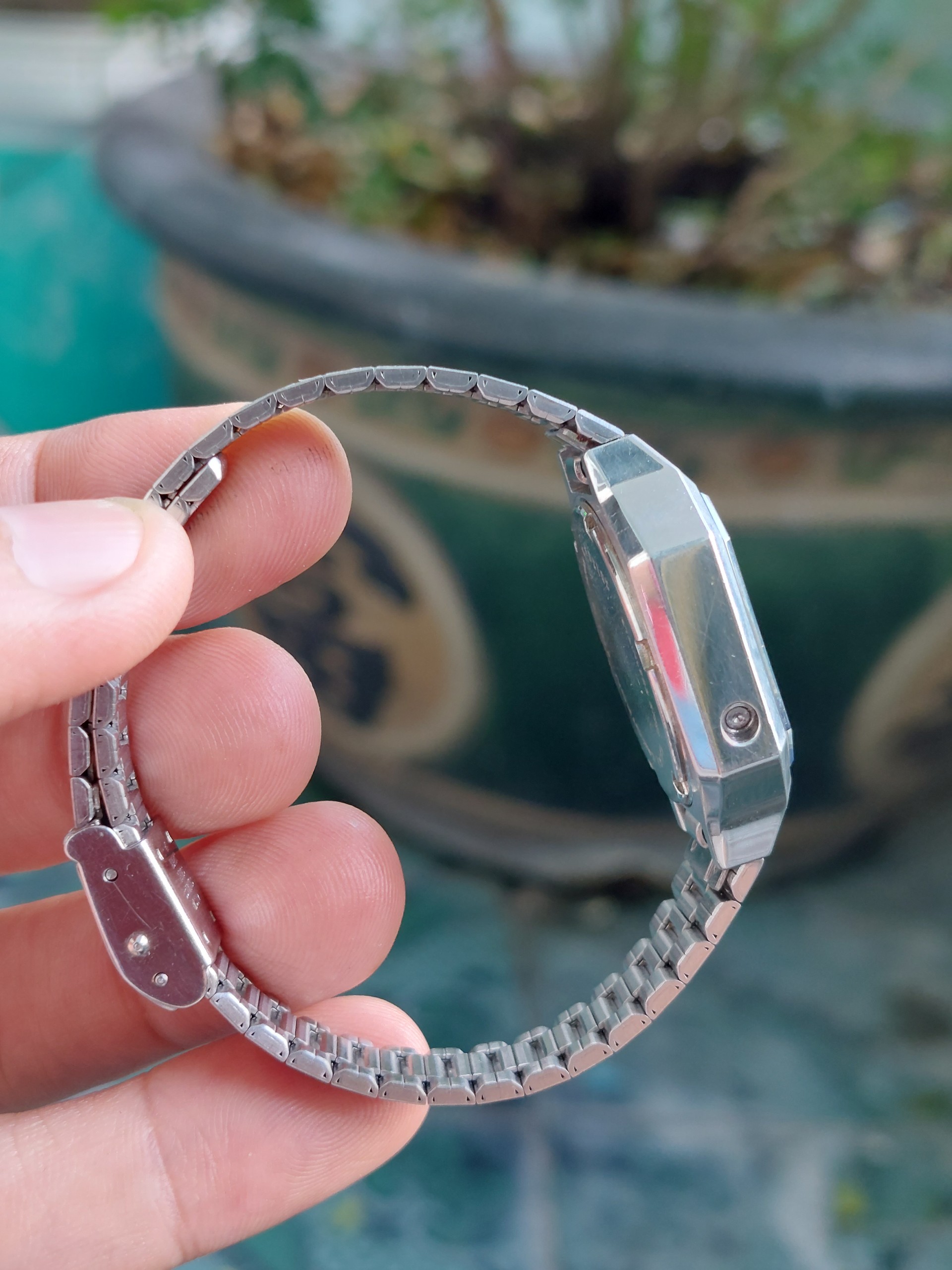 Đồng hồ nữ casiotron chạy pin hàng Si