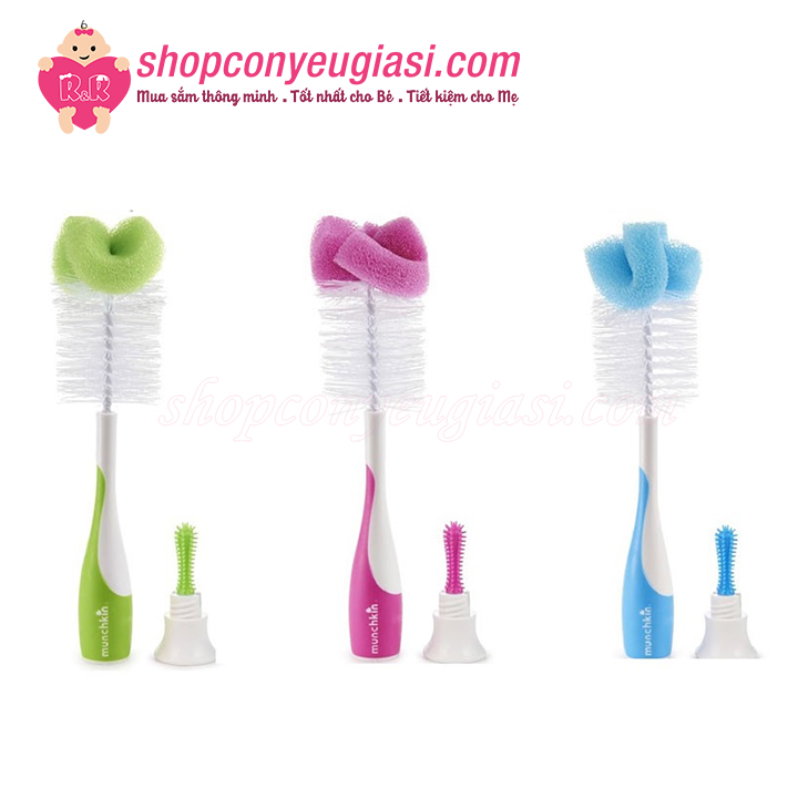 [HCM]Cọ Bình Sữa Có Mút Munchkin MK16020