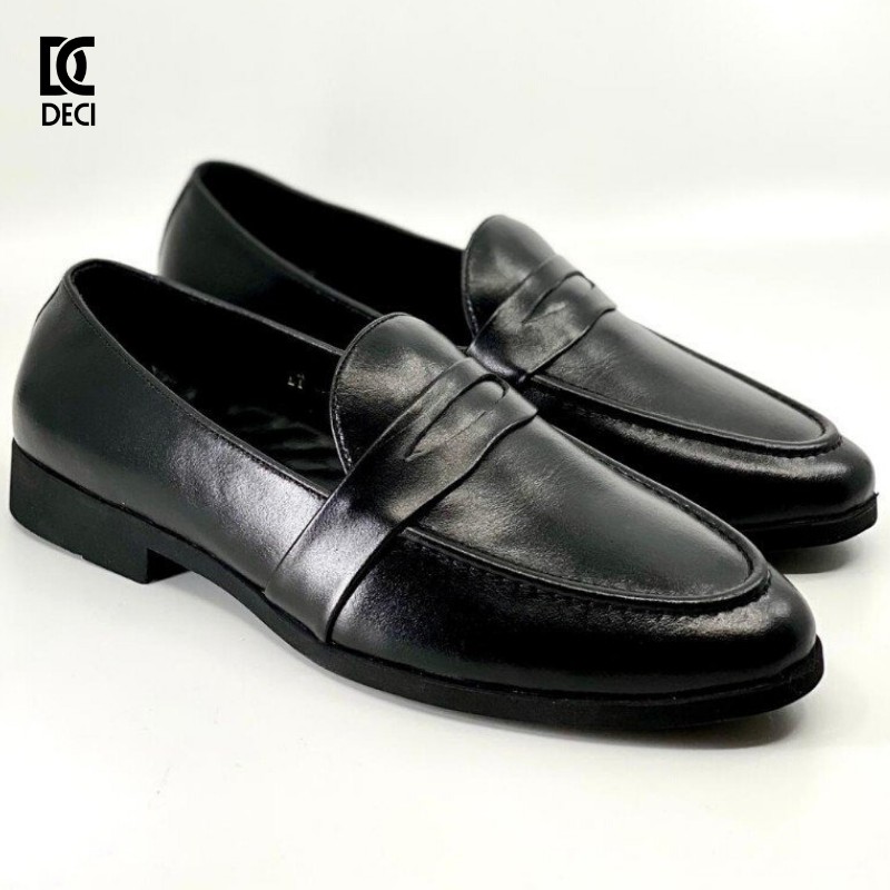 Giày lười tây nam công sở da pu cao cấp g28