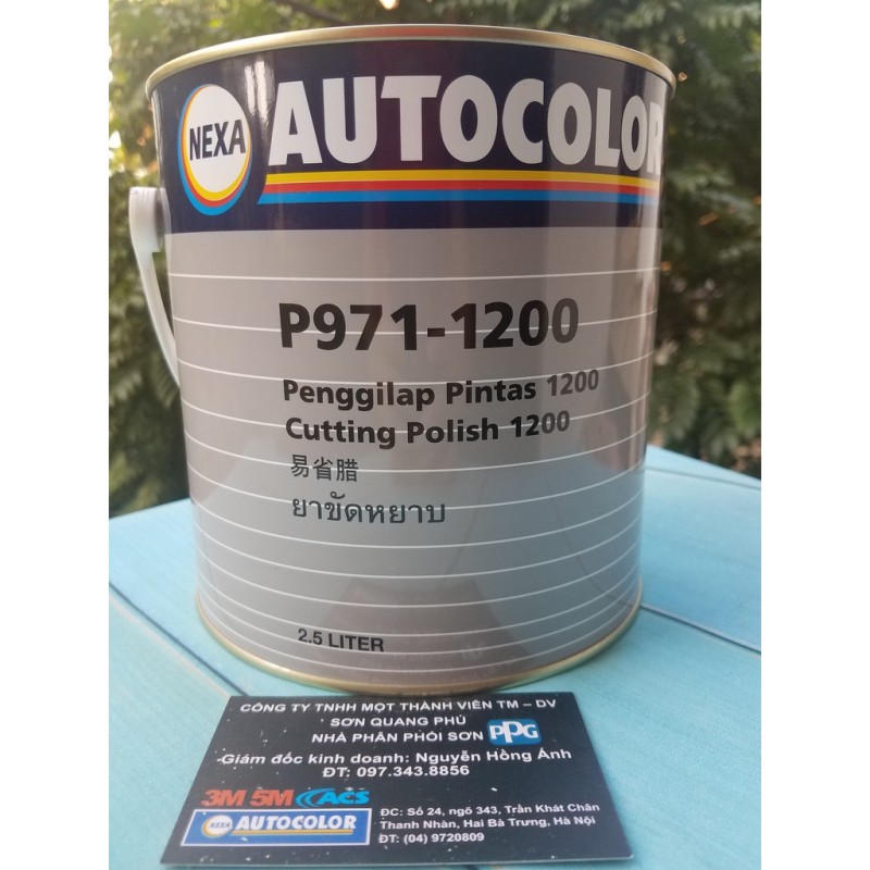 P971-1200 Xi đánh bóng pas đánh bóng pát phá Nexa Autocolor 1200 loại 2.5L