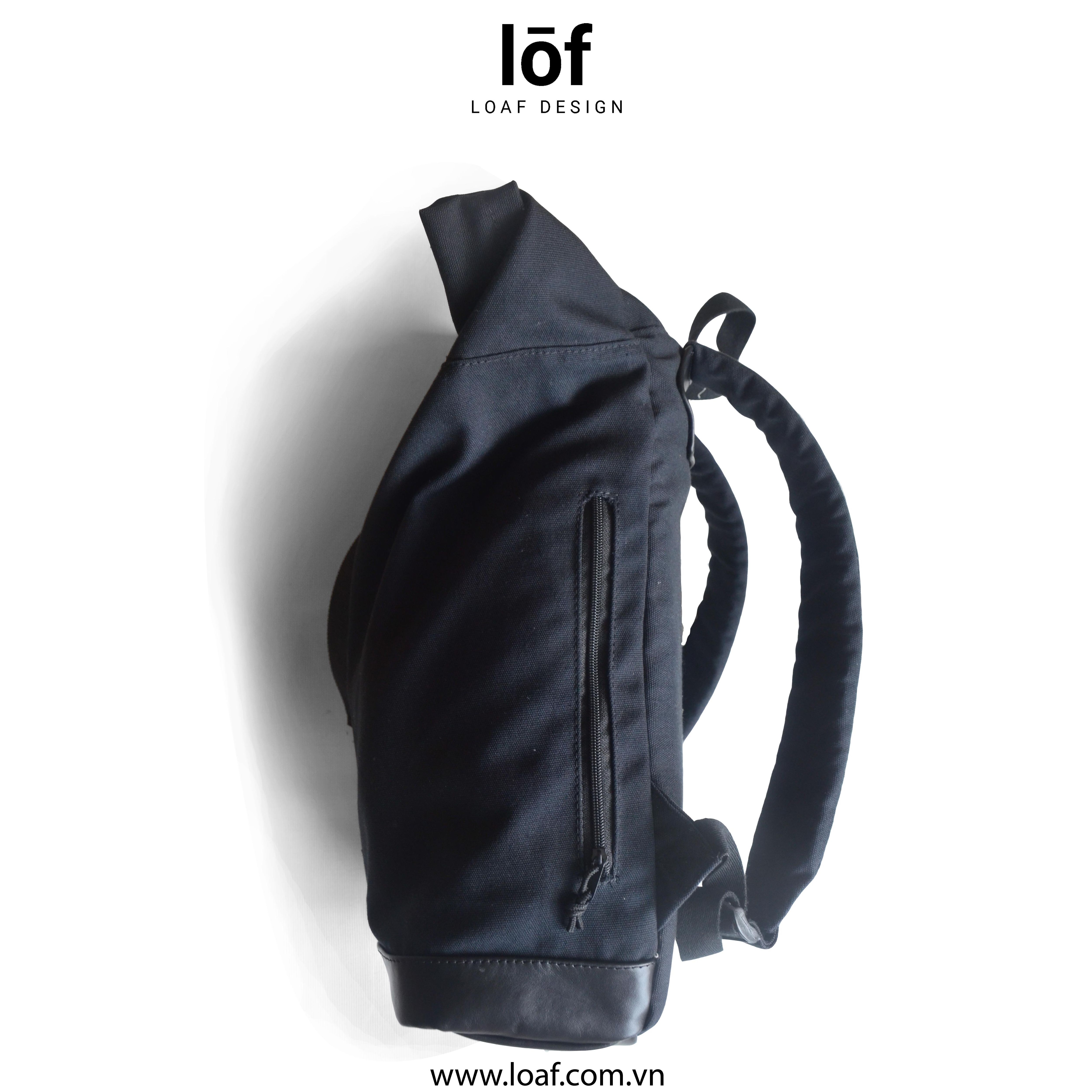 Balo nắp cuộn Loaf design / Balo rolltop Made in Saigon