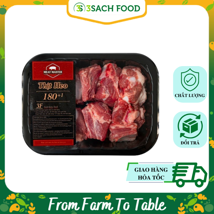 Sườn Già Heo Meat Master 400g Khay