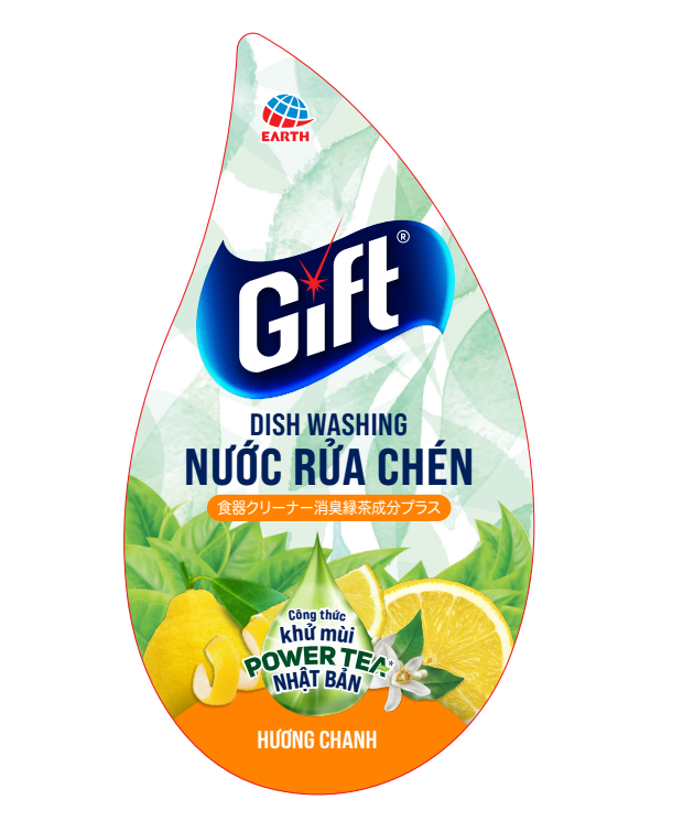 Nước rửa chén Gift Hương Chanh