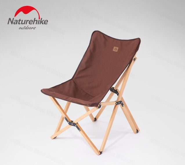 Ghế xếp dã ngoại vintage khung gỗ cao cấp naturehike nh19jj008