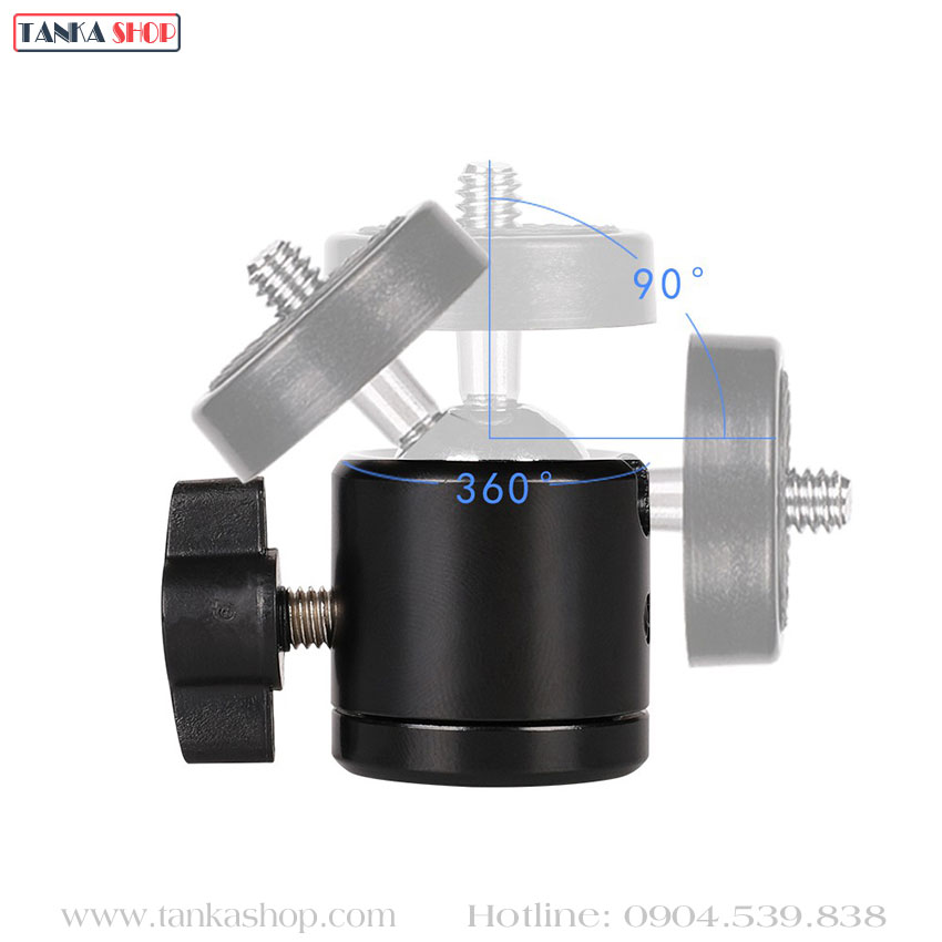 Ball head mini tripod gắn chân máy ảnh