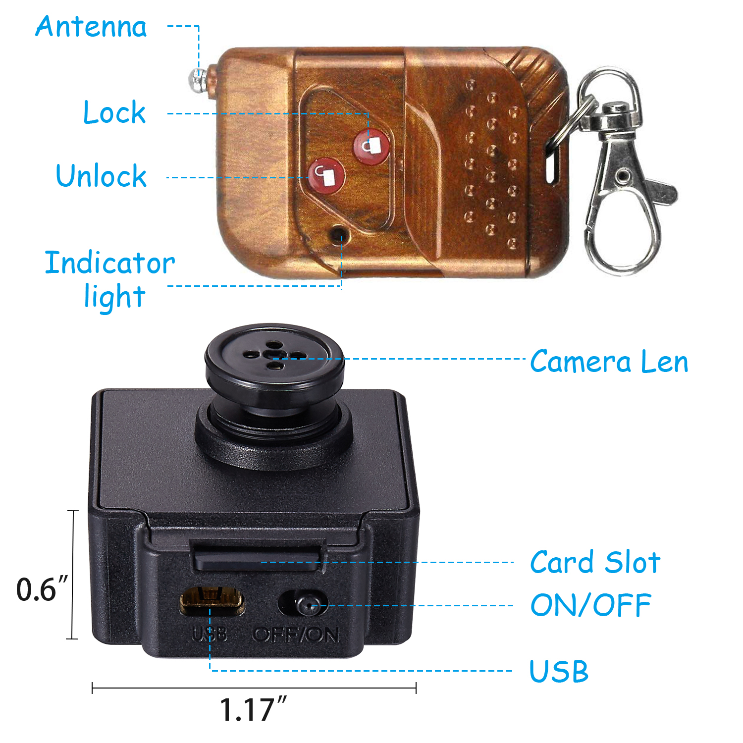 HD Mini DVR Camera 1080P Mini Camera Portable Record Digital Micro DV Recorder Security Camcorder