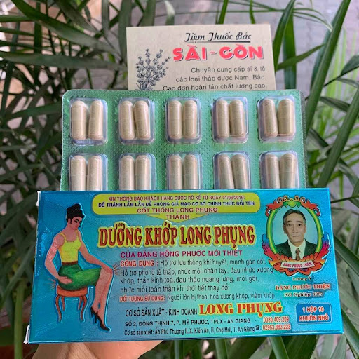 (Combo 10 hộp) Dưỡng Khớp Long Phụng viên nang (nhộng trắng)