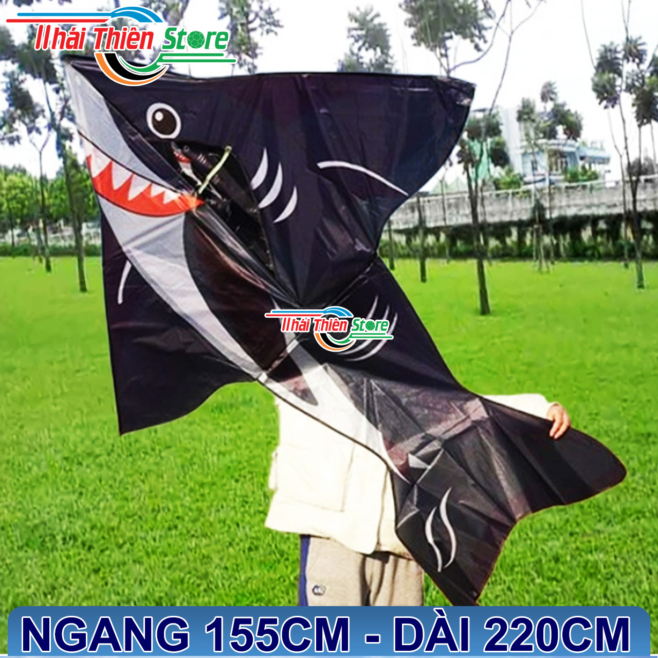 Diều Cá Mập 1m55 x 2m2
