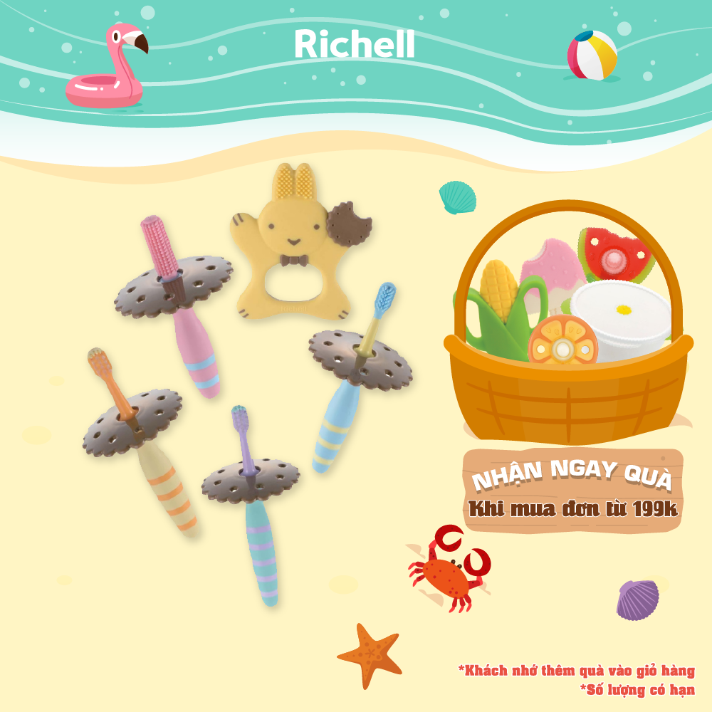 Bàn chải đánh răng trẻ em RICHELL TLI | Baby