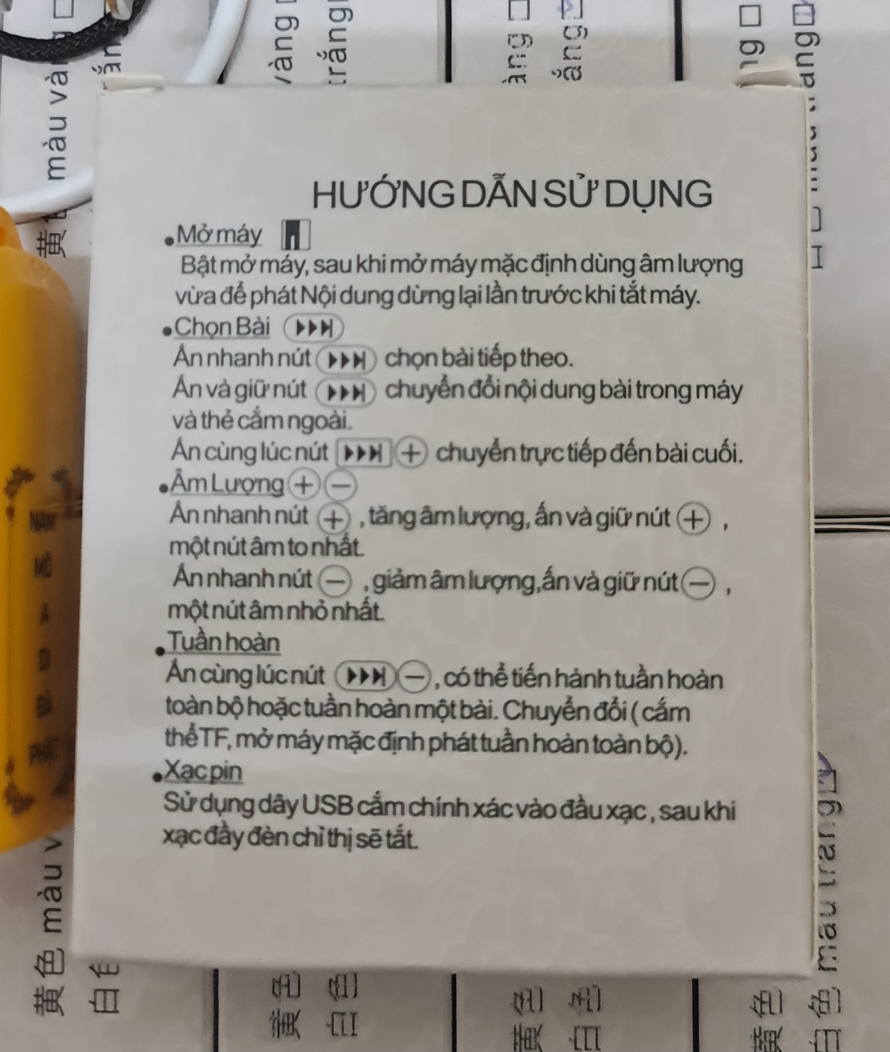 Máy niệm Phật đeo cổ mini 56 bài