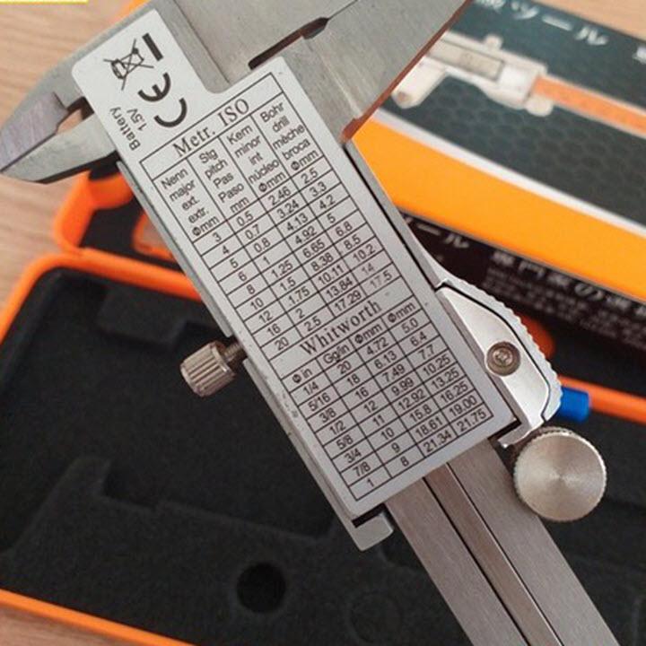 THƯỚC KẸP, CẶP ĐIỆN TỬ KAPUSI 150MM