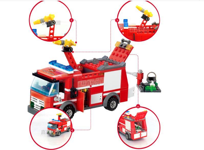 Lego xe cứu hỏa 206 chi tiết