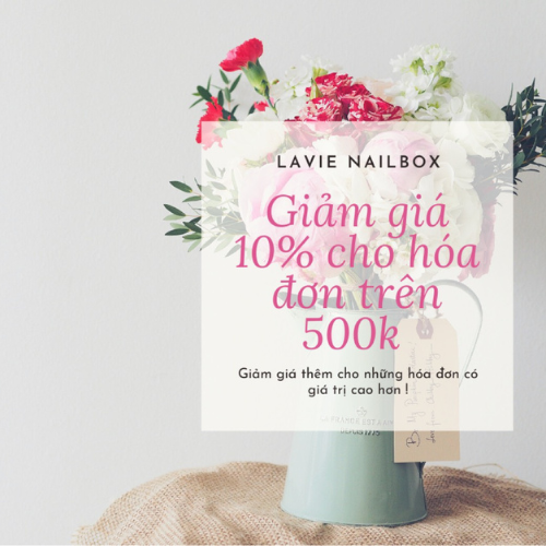 nail box, móng tay giả dài nhọn đính charm đá (tặng kèm keo dán dũa)