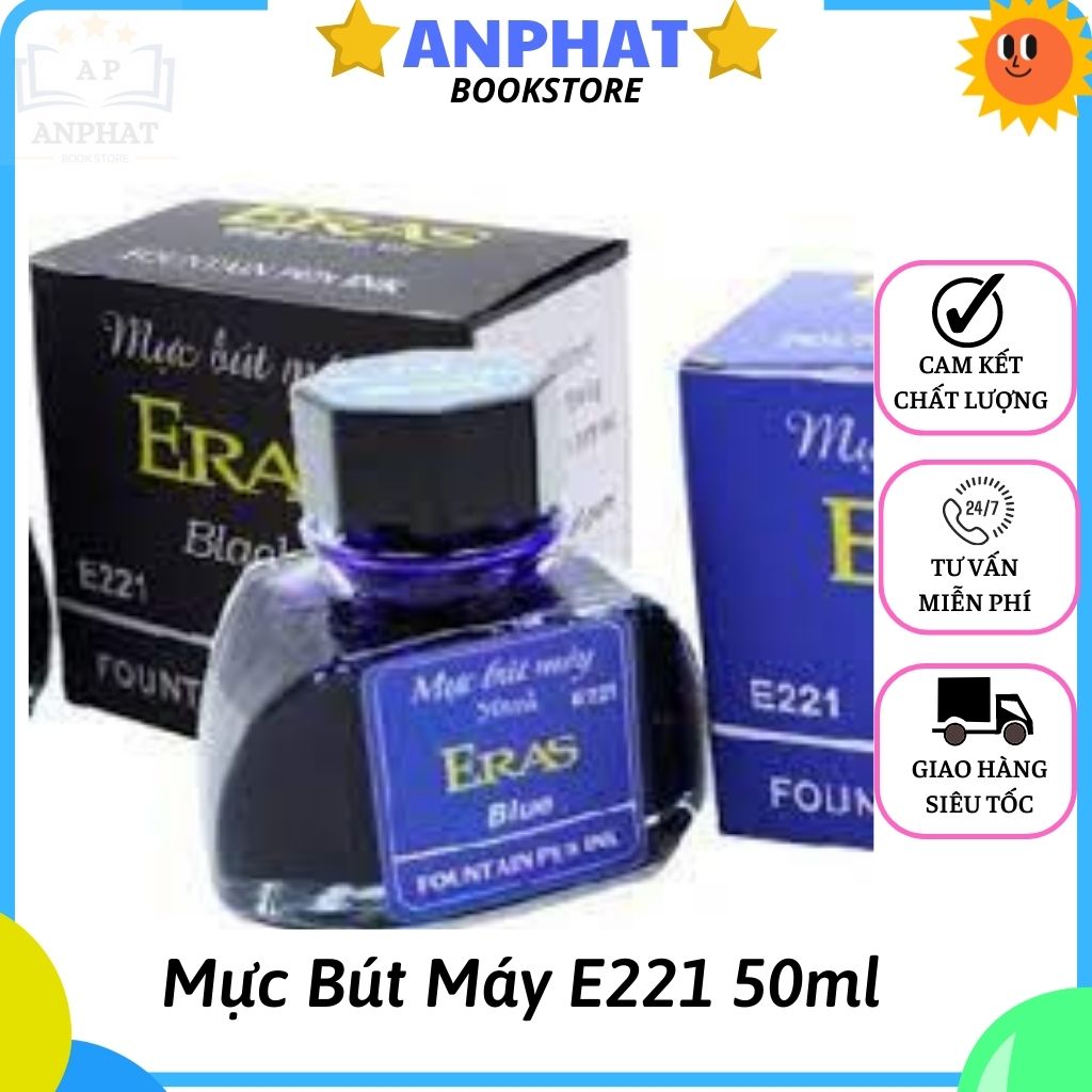 Mực Lọ Bút Máy Eras E221 50ml