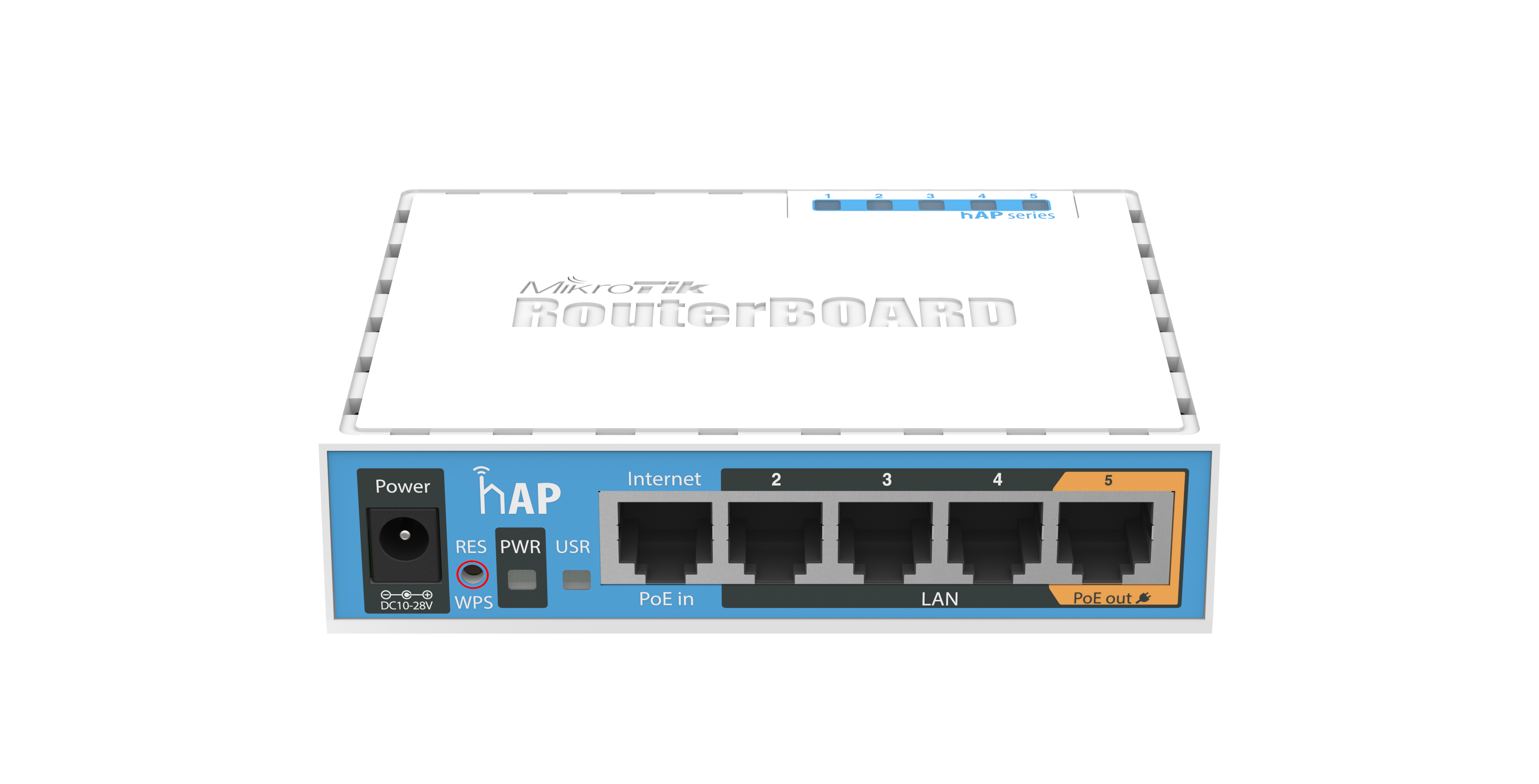 hAp - Mikrotik RB951Ui-2nD - WiFi N VPN Cloud Fast Ethernet Router