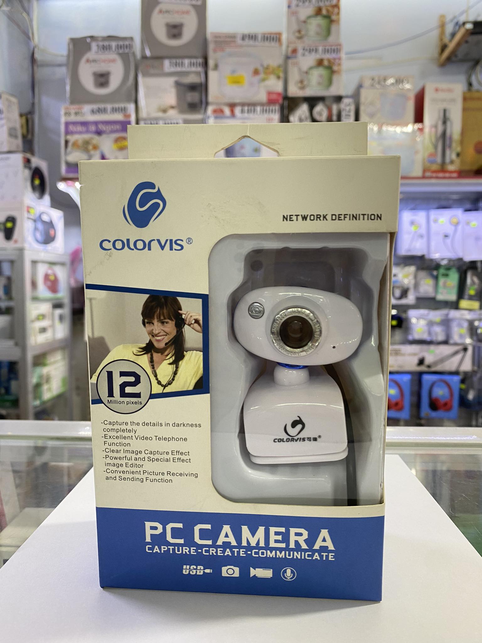 WEBCAM CÓ MICRO COLORVIS ND-80