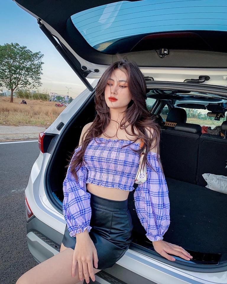 ÁO CROP BẸT VAI BO THUN
