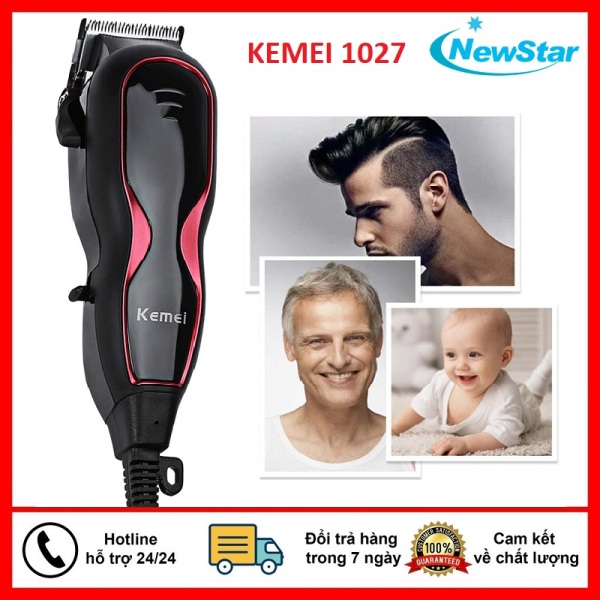 Tông đơ cắt tóc có dây cao cấp chuyên nghiệp Kemei 1027 giá rẻ