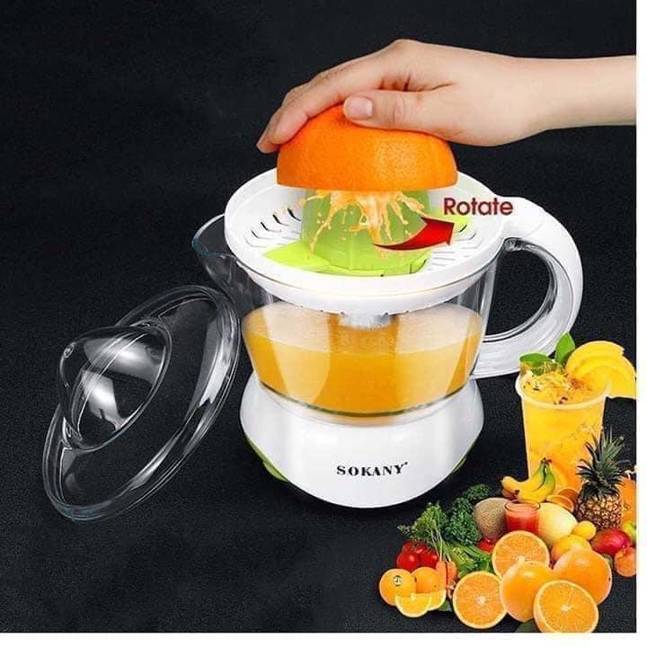 Máy vắt cam tự động, máy ép cam,máy vắt cam sokany dùng điện ,dung tích 700ml, máy vắt cam tự động
