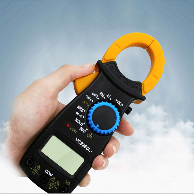 Đồng hồ đo vạn năng Ampe Kìm cầm tay VC3266L+ kèm pin