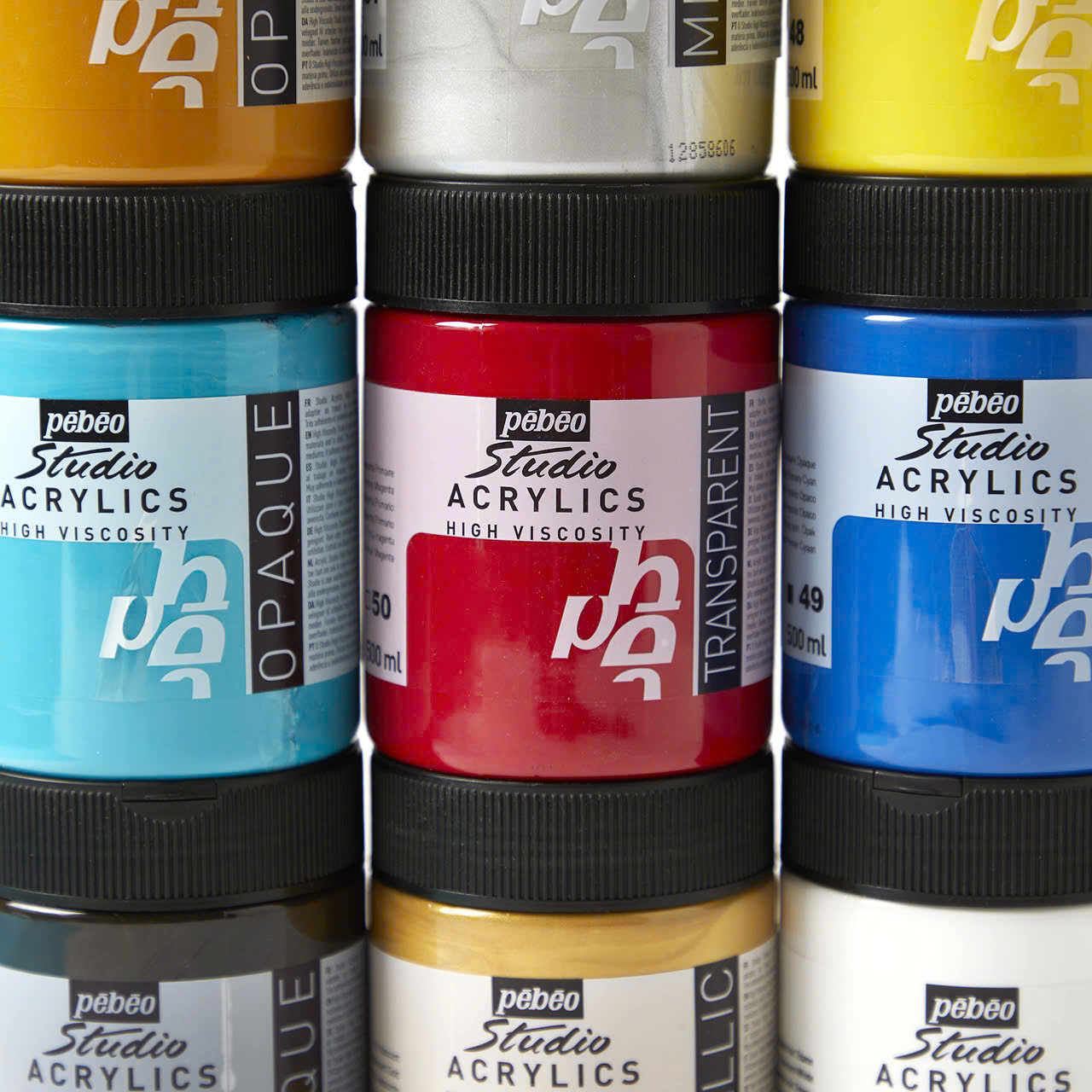 Màu ACRYLIC PEBEO 500ML (MÀU NHŨ, PHÁT SÁNG)