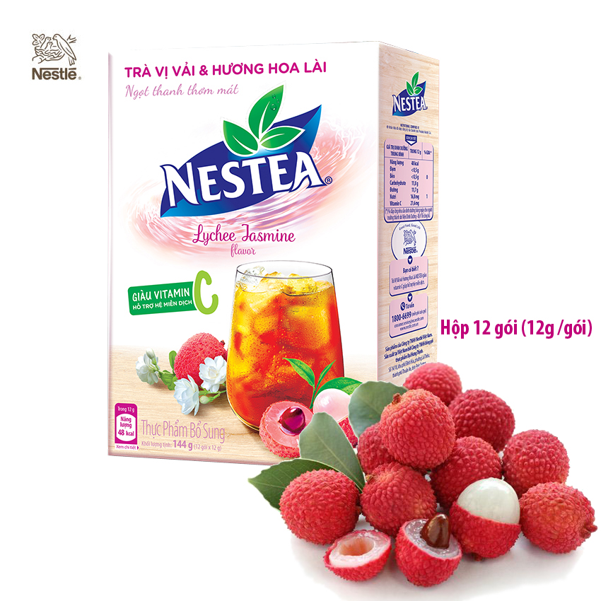 Bộ đôi Nestea Trà chanh & Trà vải lài