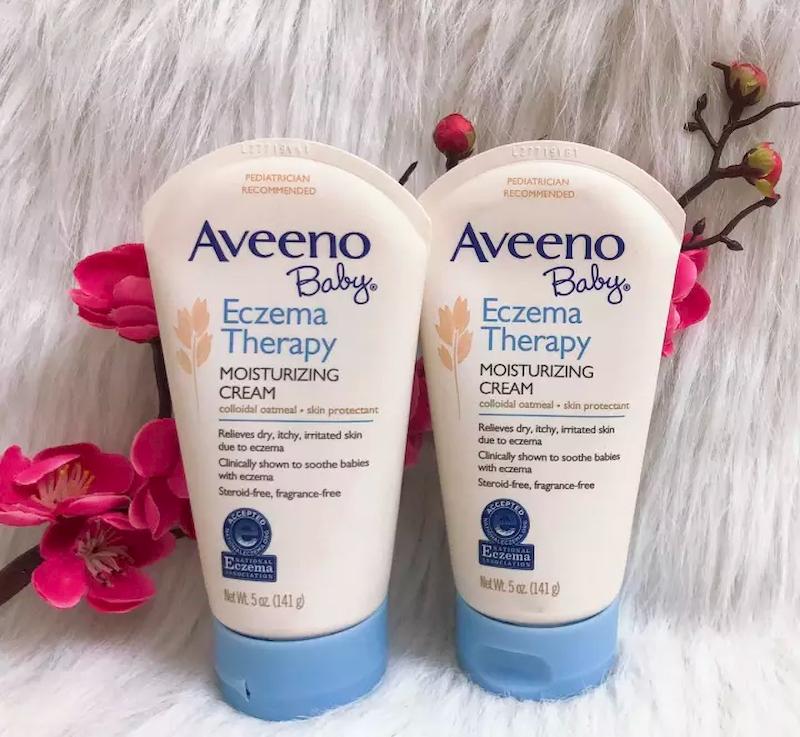 [HCM]Kem Thoa Chàm Cho Bé Aveeno Baby Eczema Therapy Moisturizing Cream (141g)