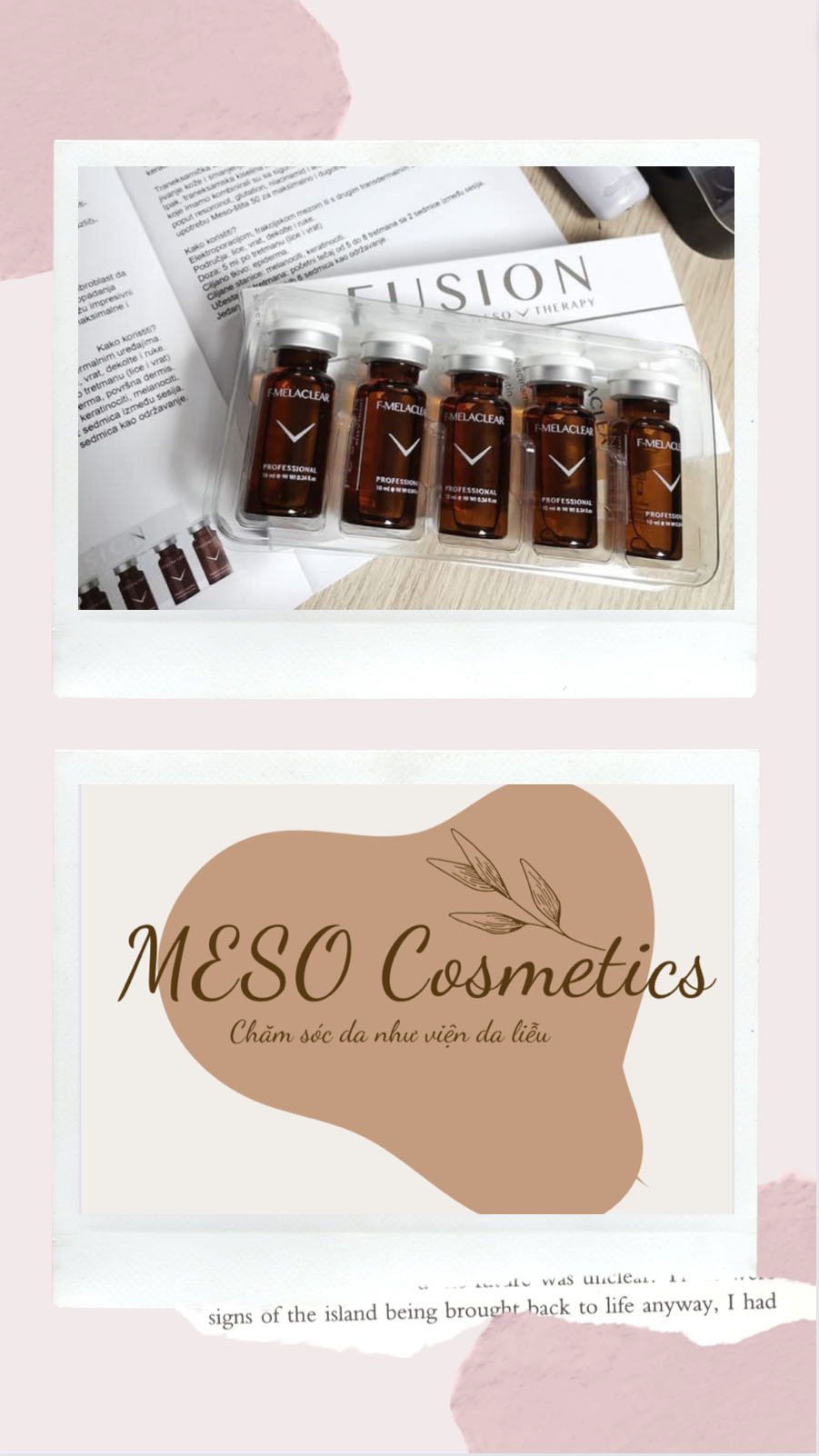 Fusion Meso theraphy F-Melaclear tinh chất giảm nám