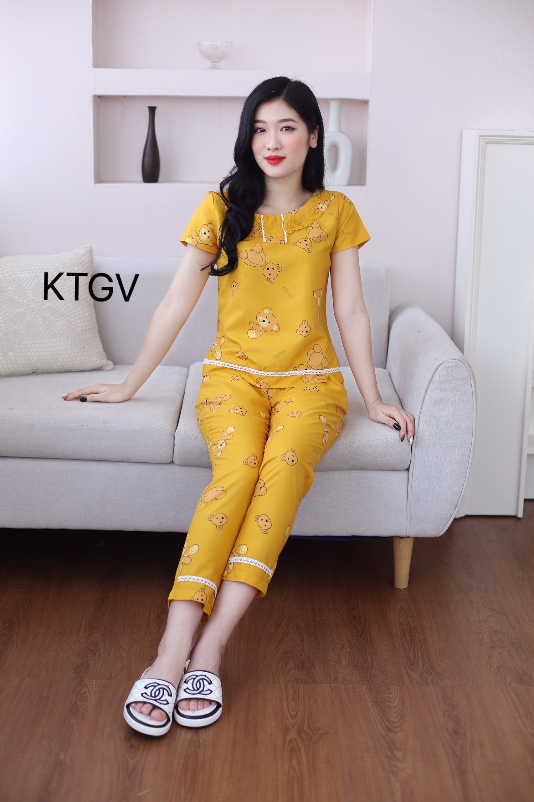 Quần áo mặc nhà, Đồ bộ mặc nhà chất Lụa thái mới