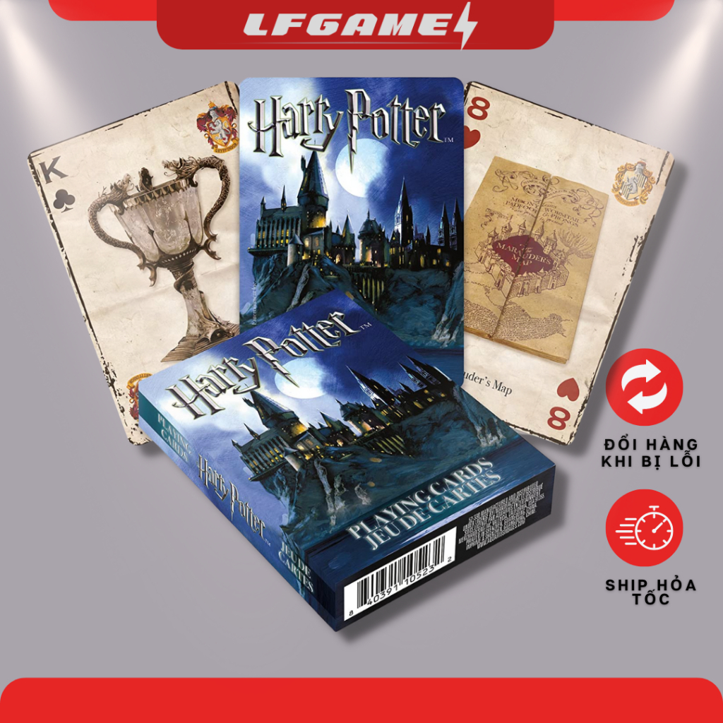 [Xả Kho] Bộ Bài Harry Potter Poker Hogwarts Playing Cards