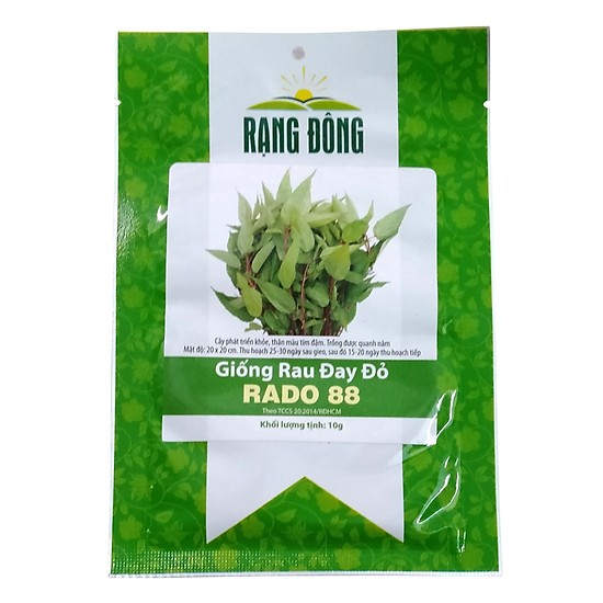 Hạt giống rau đay đỏ rạng đông 20gram