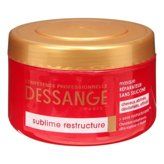 Kem ủ dành cho tóc nhuộm Dessange re-structure 250ml (Trắng đỏ)