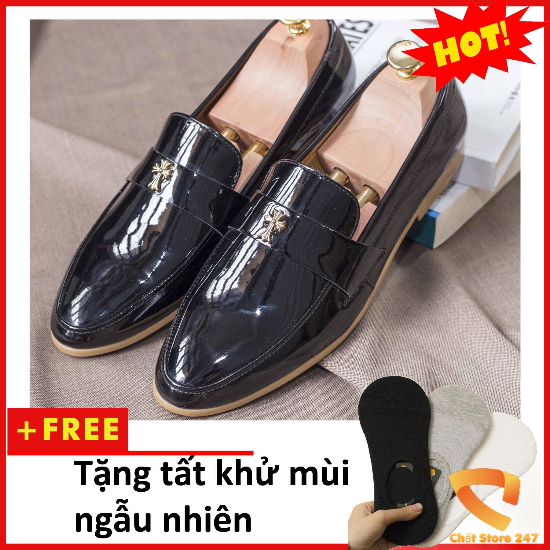 Giày lười nam - giày lười nam đẹp da bóng đế khâu m95-abuta