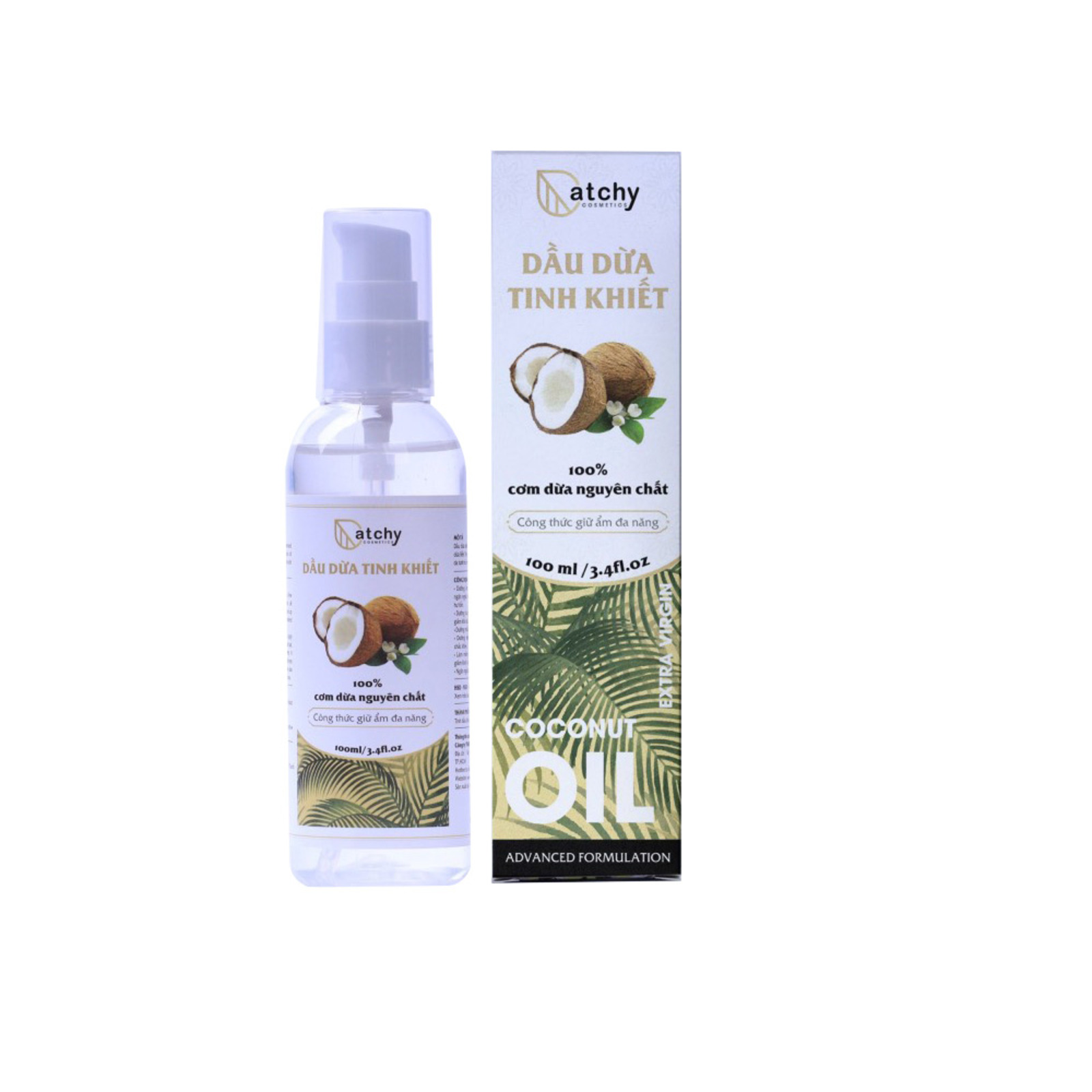 Tinh Dầu Dừa Tinh Khiết Catchy (100ml)