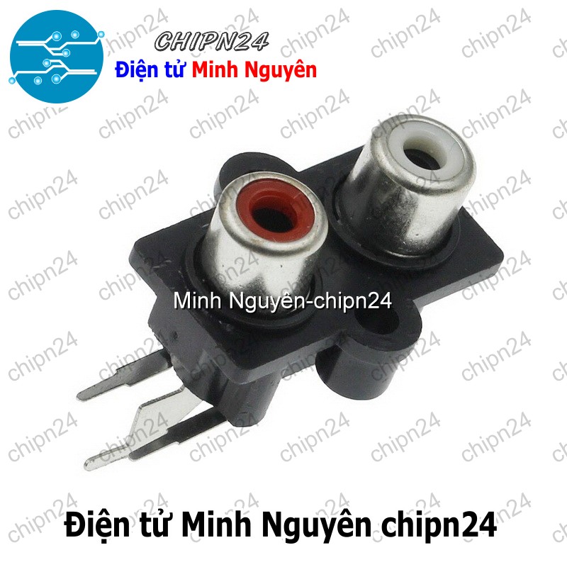 (F116) Jack cắm Audio RCA AV Âm thanh Bông sen (2 4 6 8 Chấu) - [Chọn Loại] - HHH.00171
