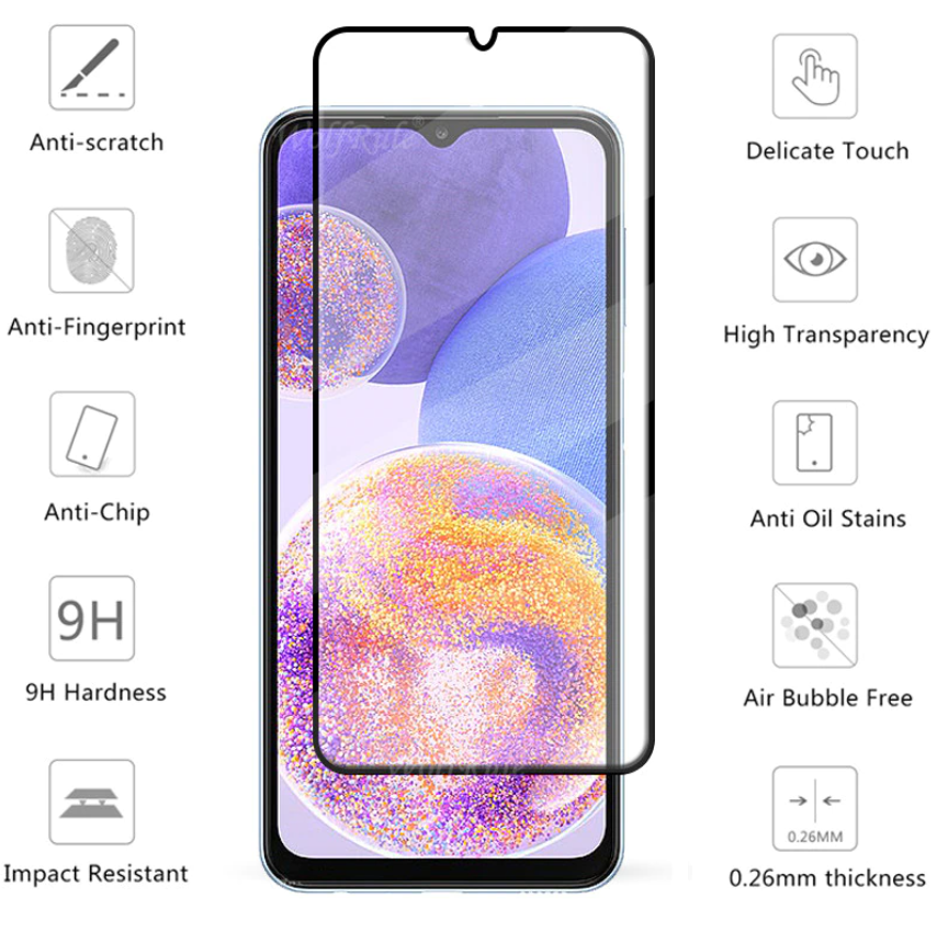 Miếng dán cường lực full màn hình samsung A03